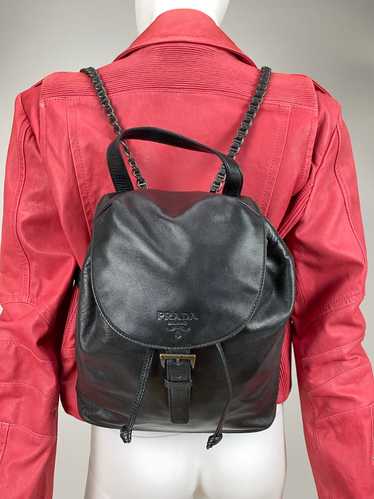 Prada Leather Lambskin Back Pack - image 1