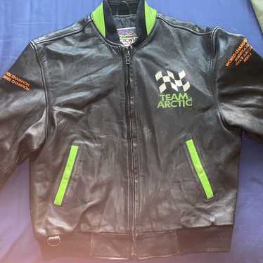 Arctic cat leather on sale jacket