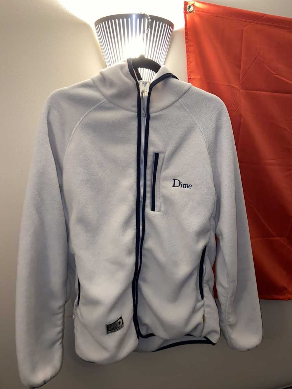 Dime Dime Off White Fleece Jacket - image 1