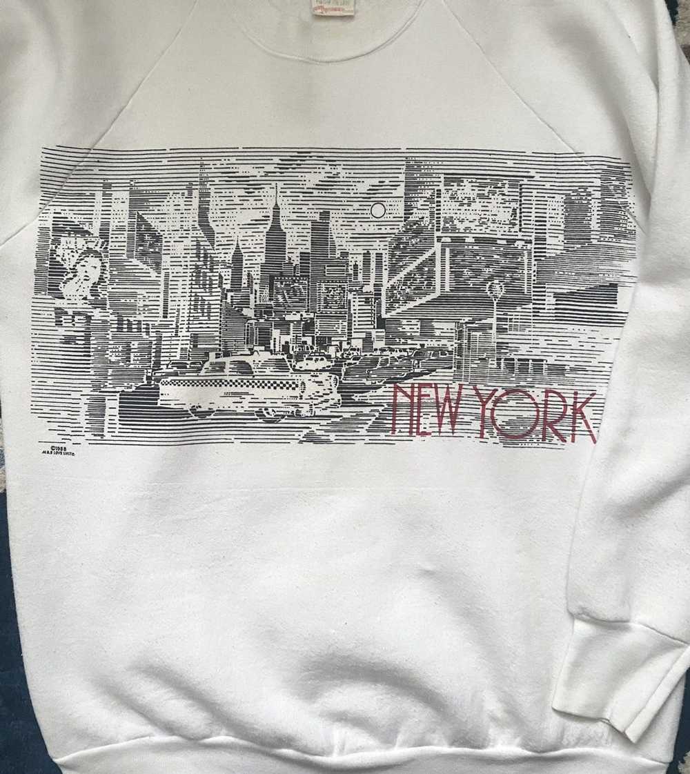 Vintage 80’s New York sweatshirt - image 1