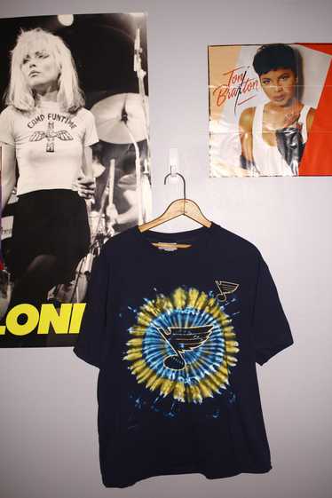 Csa × Vintage Y2K St. Louis Blues Tie Dye T-Shirt - image 1