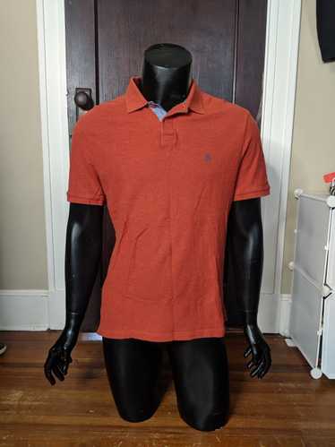 Original Penguin Heather orange logo polo shirt