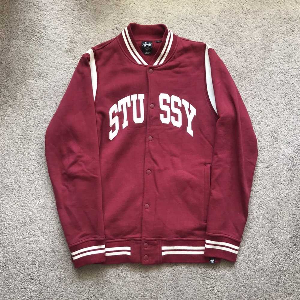 Stussy × Varsity Jacket × Vintage Vintage Stussy … - image 1