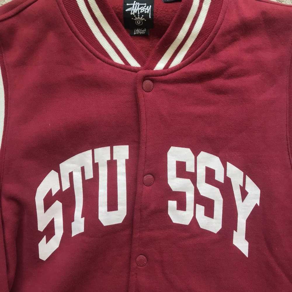 Stussy × Varsity Jacket × Vintage Vintage Stussy … - image 2