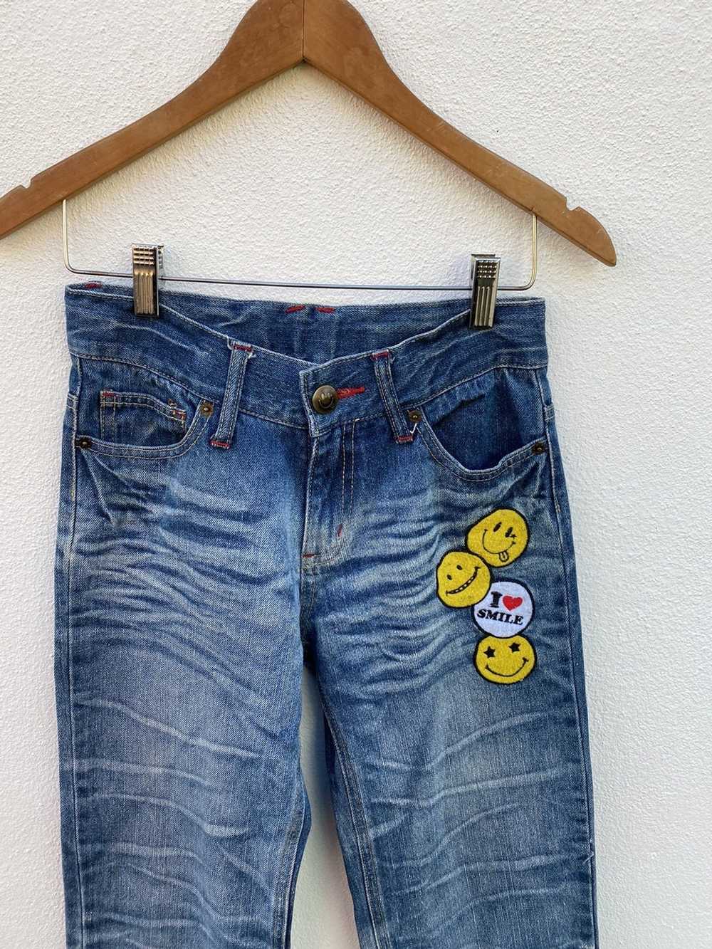 Japanese Brand Smiley Face Jeans - image 3