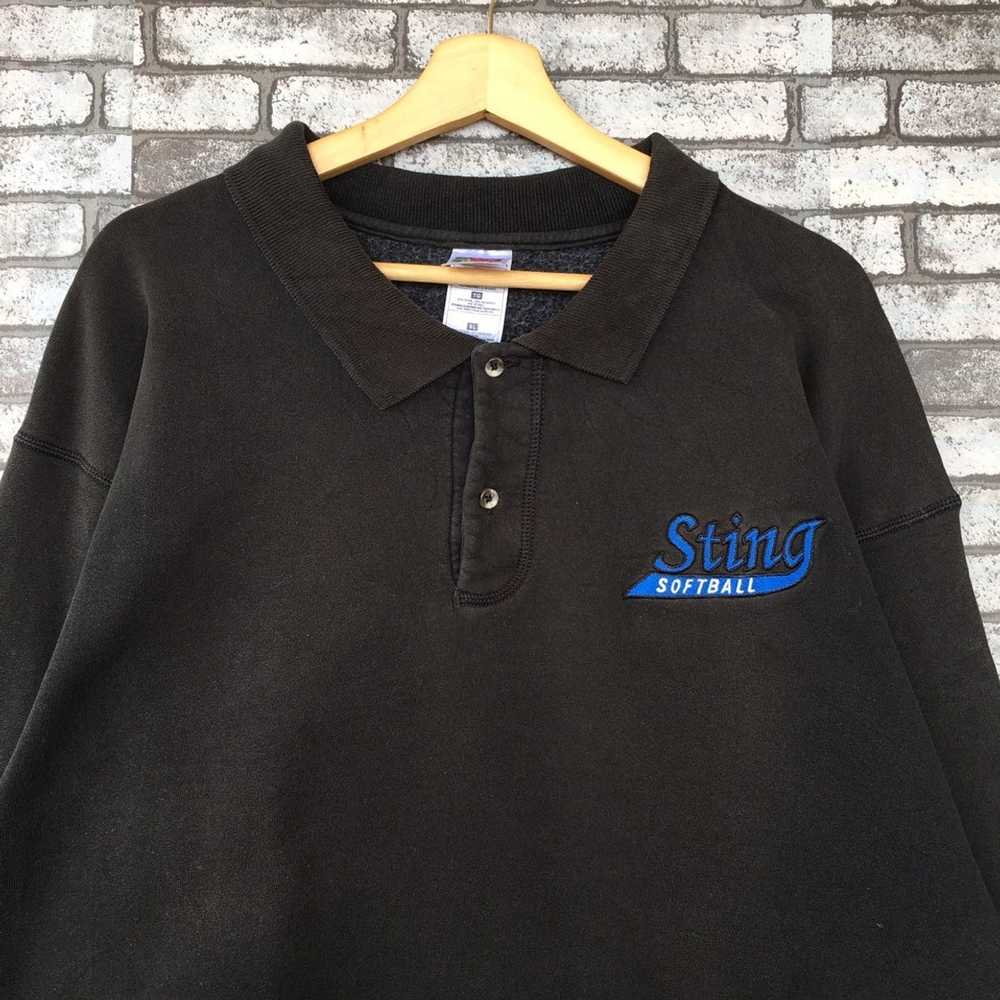 Sting × Vintage Sting softball sweatshirt pullove… - image 3