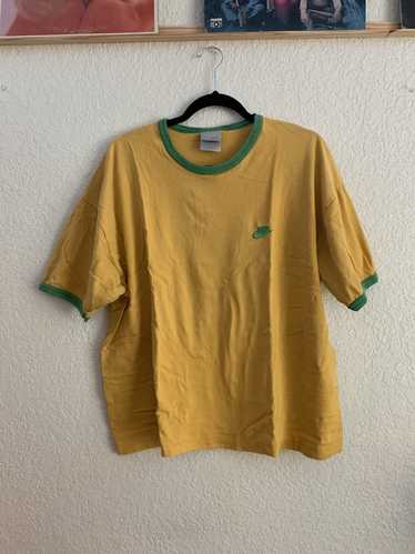 Nike Vintage Yellow/Green Nike Tee/T-Shirt