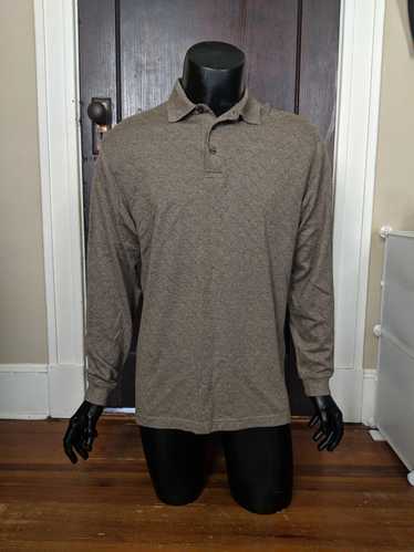 Turnbury Beige knit polo sweater