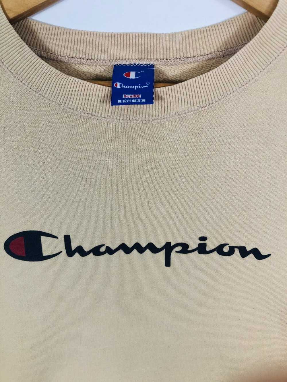 Champion × Vintage Vintage champion sweatshirt cr… - image 4