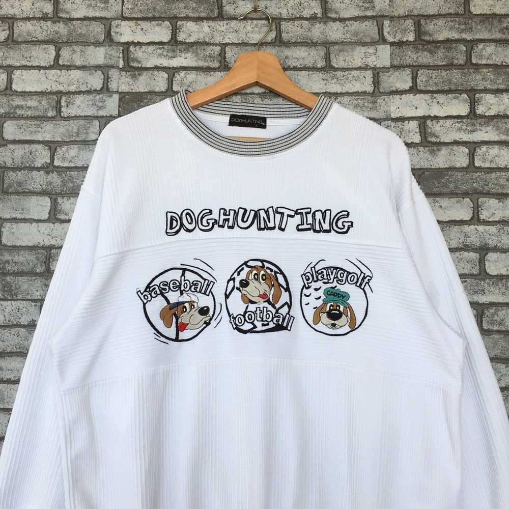 Japanese Brand × Vintage Dog Hunting sweatshirt p… - image 3