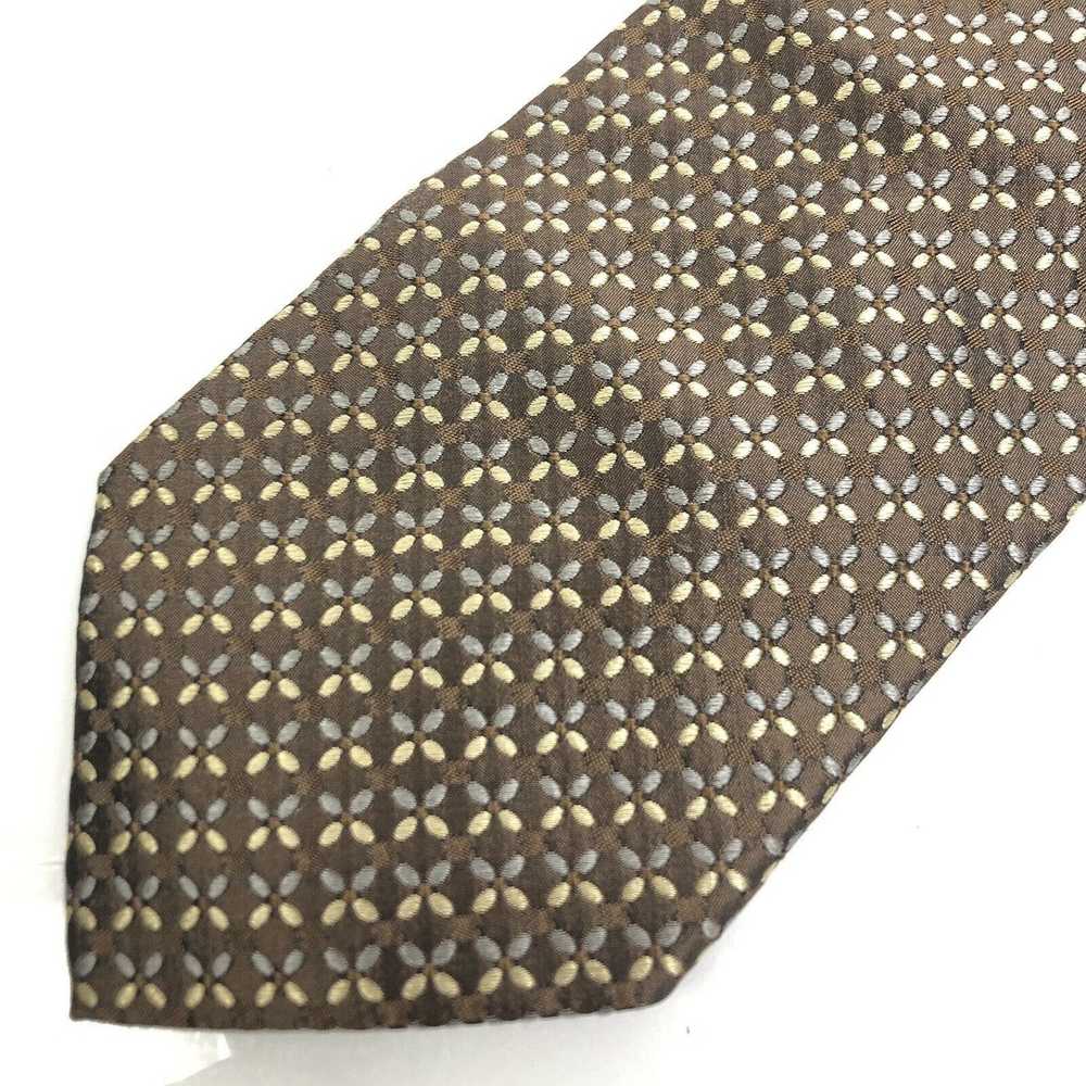 J.Crew J. CREW Macclesfield Flower Tie Brown Beig… - image 2