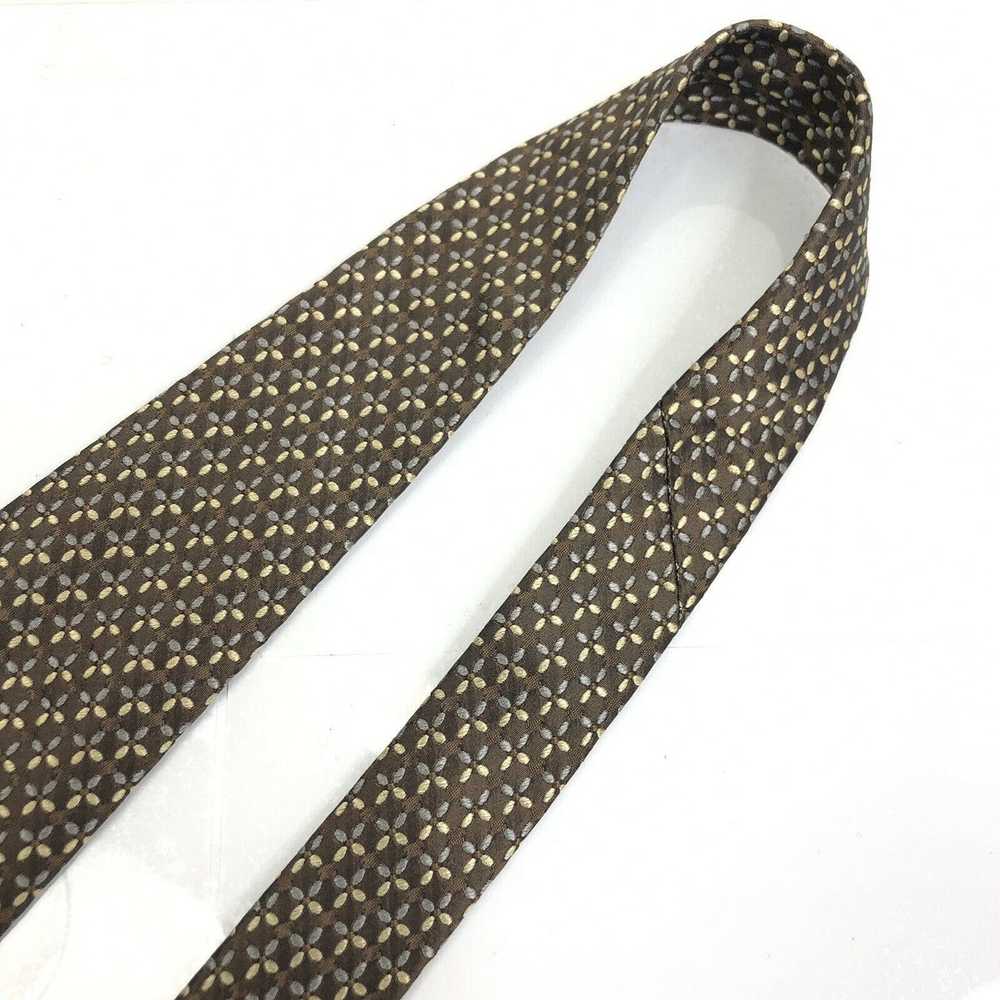 J.Crew J. CREW Macclesfield Flower Tie Brown Beig… - image 6