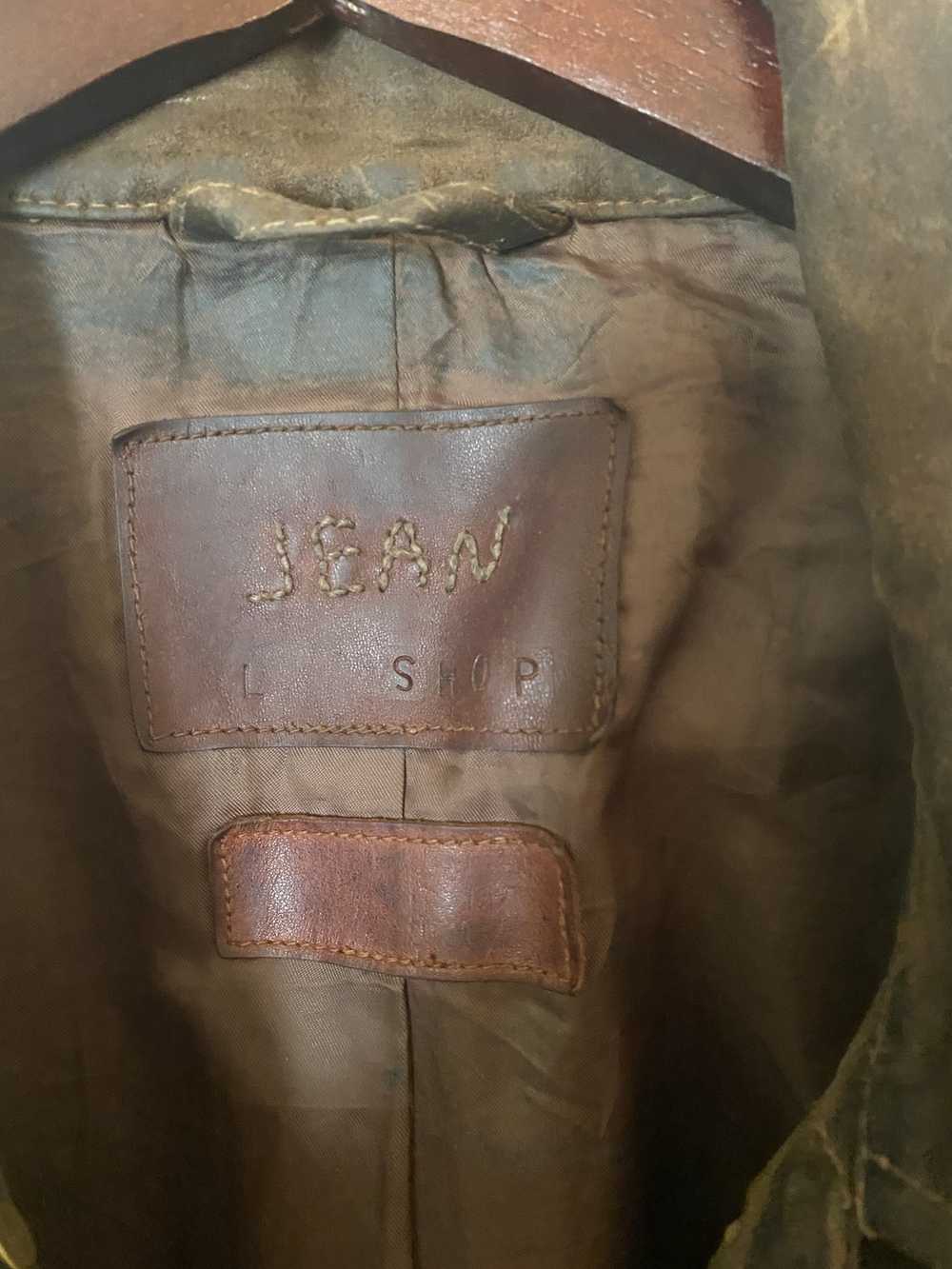 Jean Shop Brown Suede Leather denim style' Jacket - image 3
