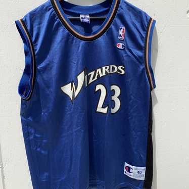 CHAMPION VINTAGE MICHAEL Jordan #23 NBA Washington Wizards Road Jersey  £30.00 - PicClick UK