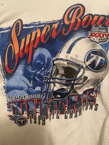 NFL × Vintage 1999/2000 titans superbowl XXXIV shi