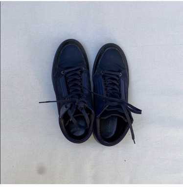 Lanvin Lanvin Panelled Leather Suede Sneaker