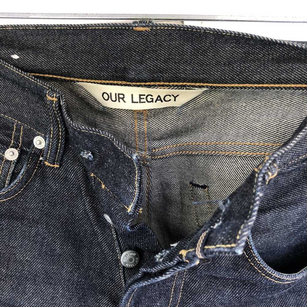 Our Legacy Our Legacy first Cut Jeans - Raw blue … - image 3