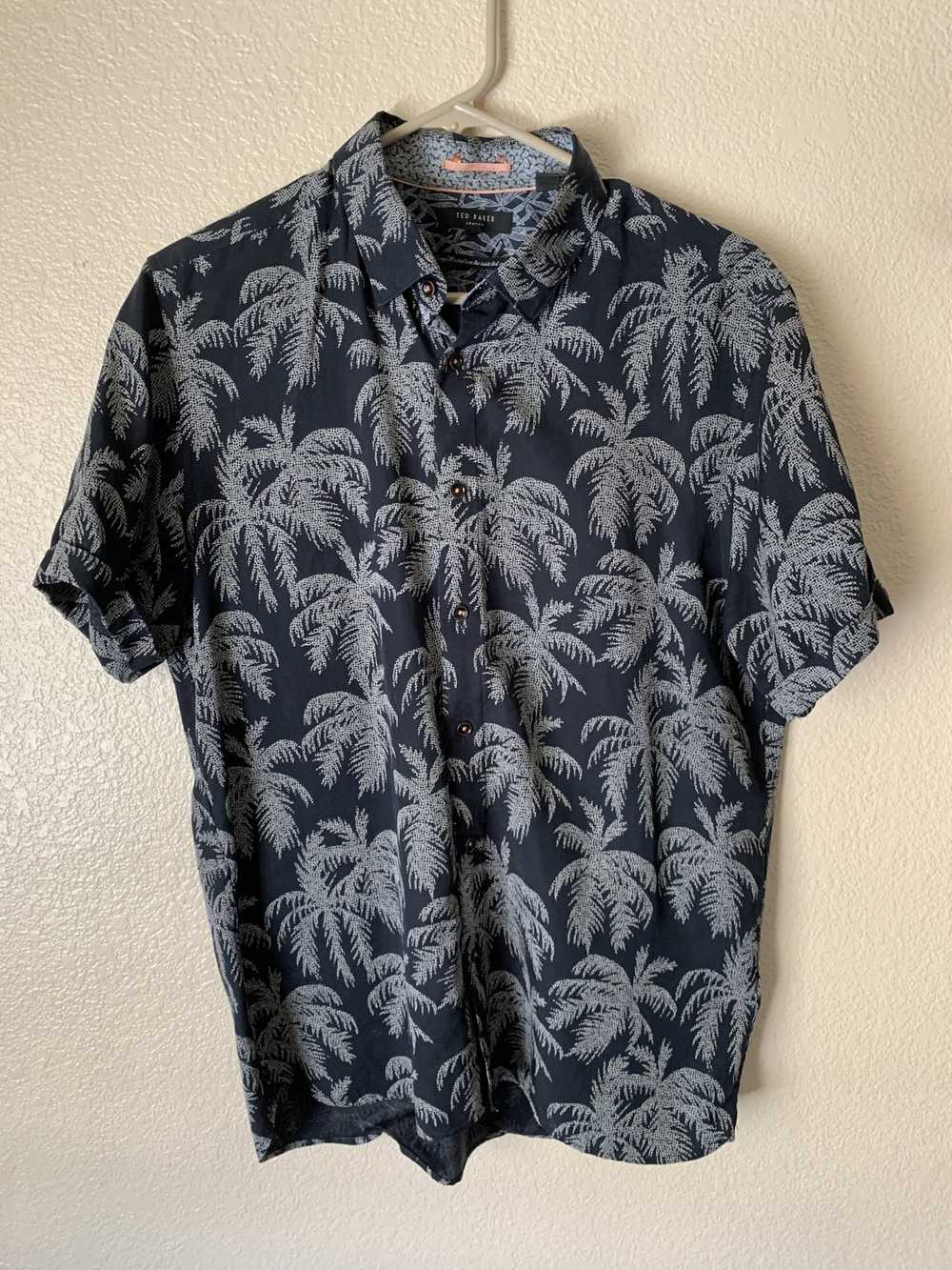 Ted Baker Black Hawaiian Shirt - image 1