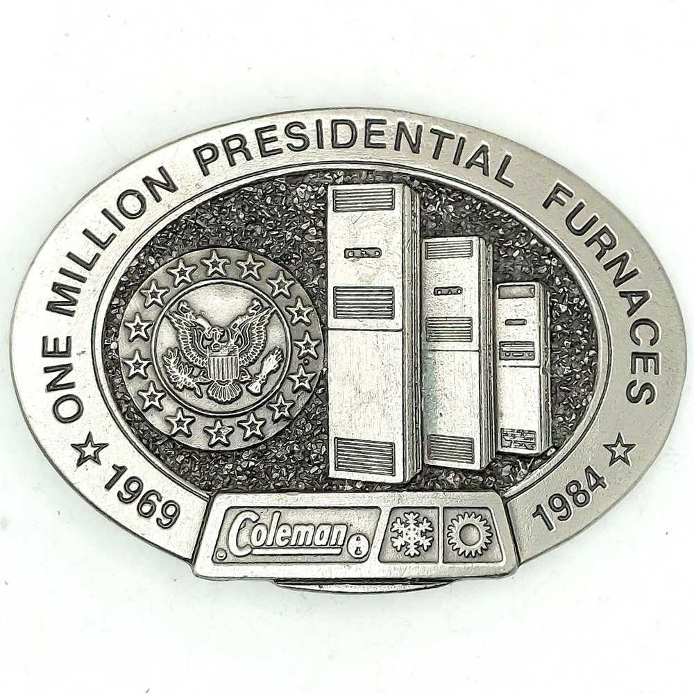 Other Coleman Furnaces Belt Buckle One Million Pr… - image 1