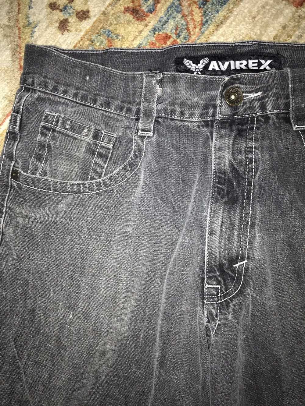 Avirex × Vintage VTG AVIREX Embroidered Skull Bag… - image 5