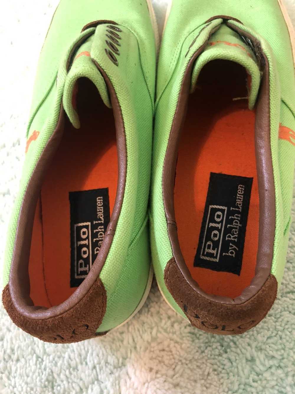 Polo Ralph Lauren Green Canvas Sneaker - Polo Ral… - image 5