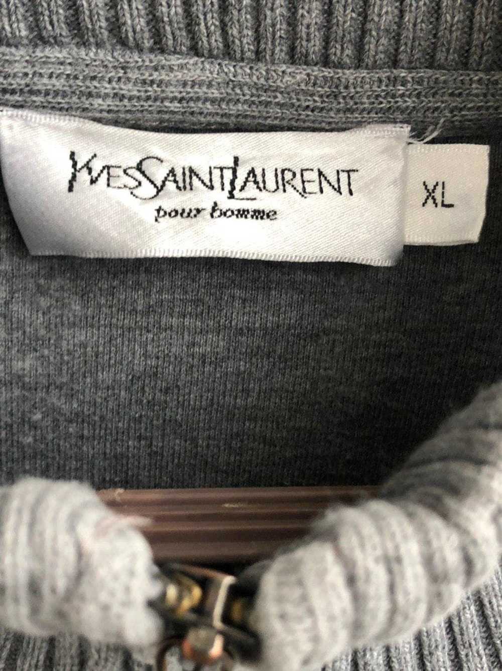 Yves Saint Laurent Last price🔥grey YSL zip sweat… - image 6
