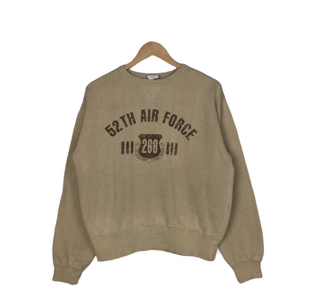 Military × Vintage Vintage 52TH AIR FORCE Sweasth… - image 1