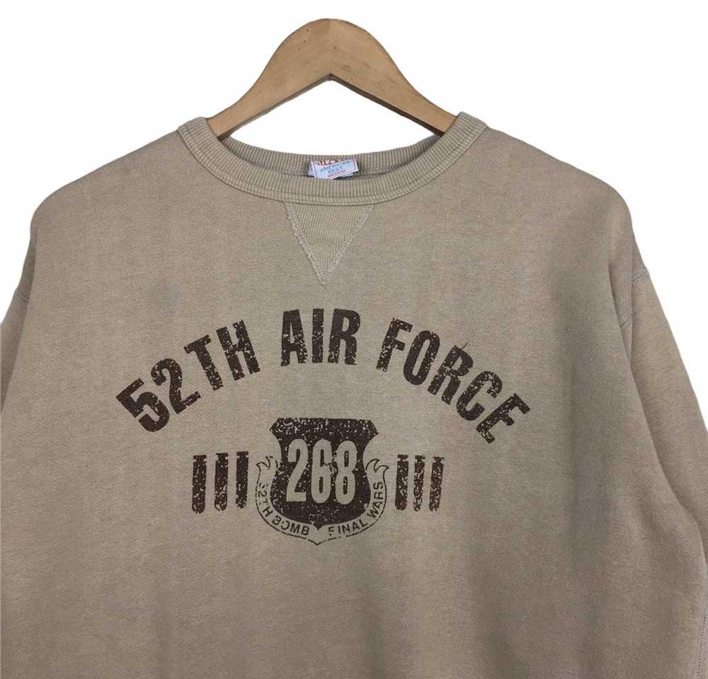 Military × Vintage Vintage 52TH AIR FORCE Sweasth… - image 2