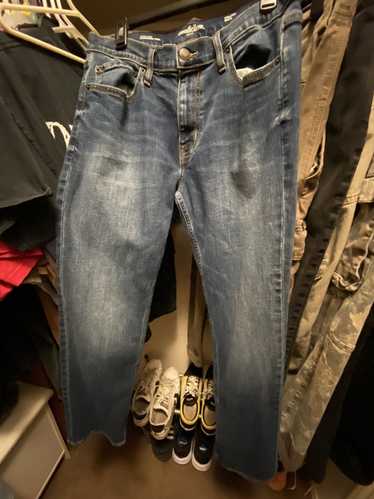 Vintage Straight Fit Denim Jeans