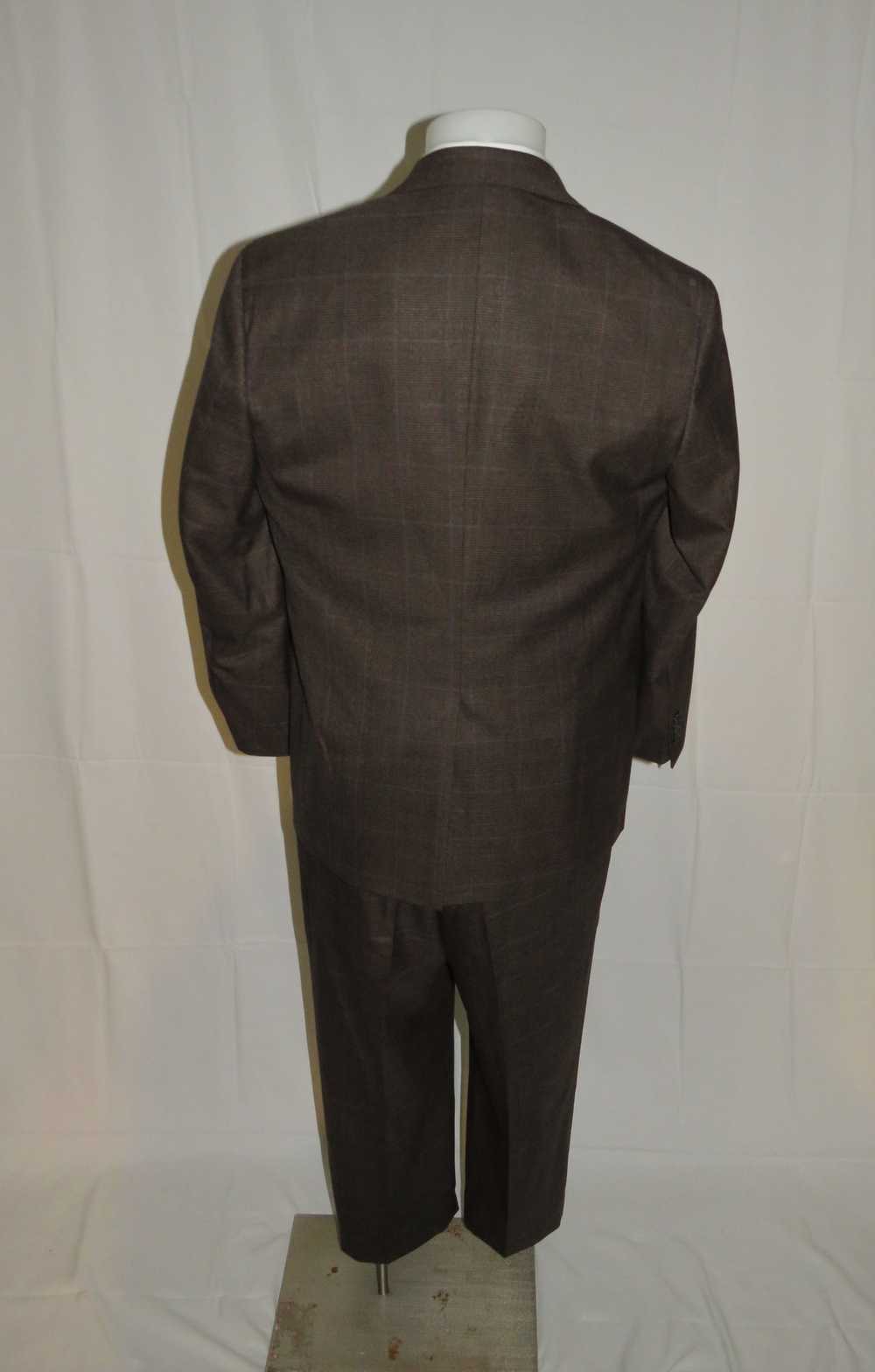 Southwick Recent Brown Glen Plaid Flannel Weight … - image 2