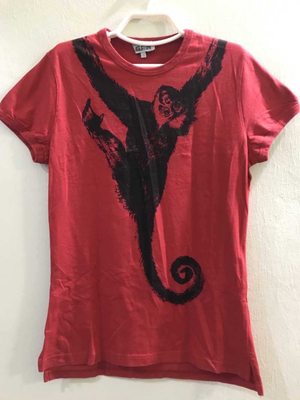Vivienne Westwood◆MONKEY CLASSIC T-SHIRT/Tシャツ/XL/コットン/RED/3G010015-J001M-GO Monkey Classic T-Shirt in RED | Vivienne Westwood®