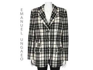 Emanuel ungaro vintage plaid blazer - Gem