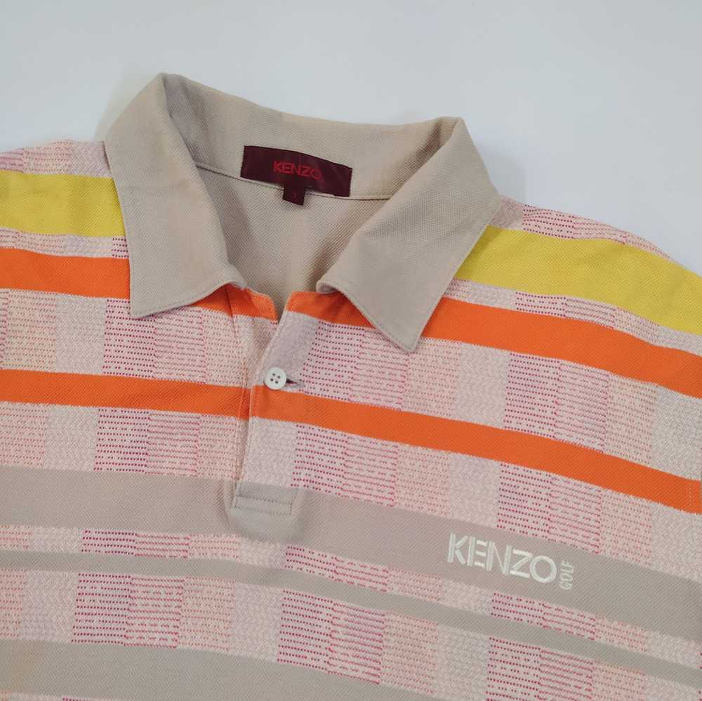 Kenzo Kenzo golf stripe polo shirt - image 2