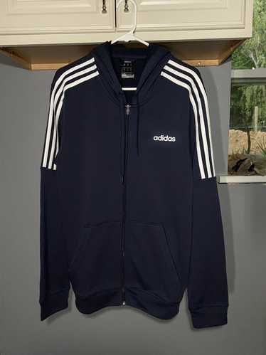 Adidas Navy Blue Adidas “Climalite” Hoodie