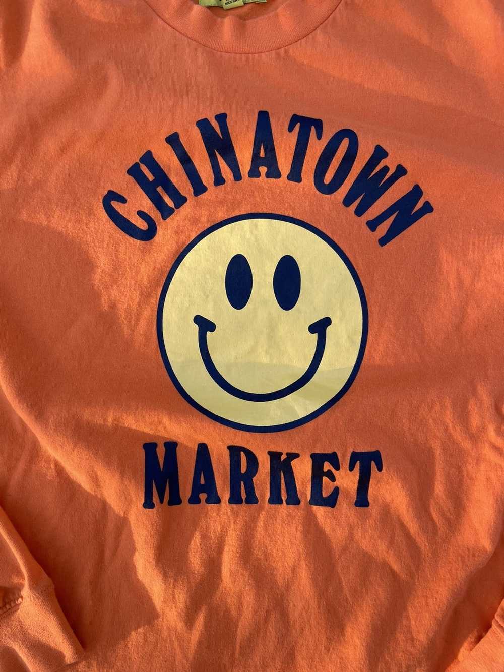 Market Chinatown Market Smiley Orange Long Sleeve… - image 2