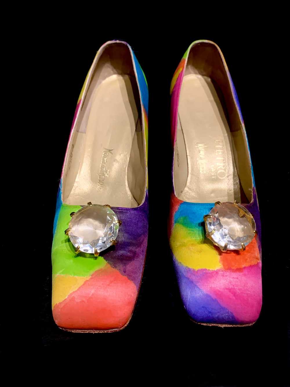 1960s Rainbow Jewel Heels - image 4