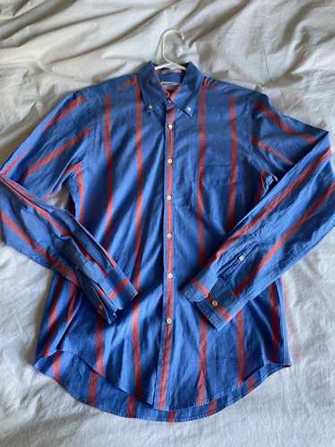 Gant Gant Blue and Red Chambray Button Up Shirt