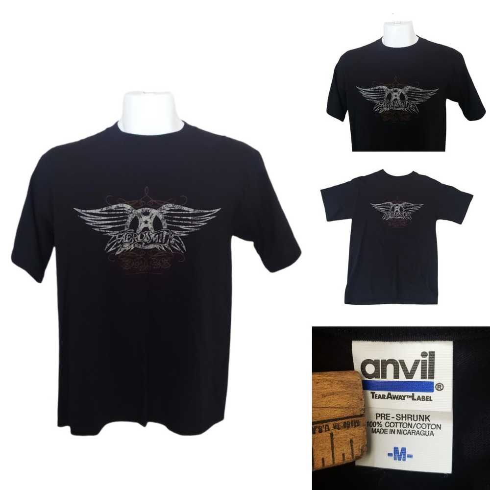 Anvil × Band Tees × Rock Tees NOS Vintage Aerosmi… - image 1