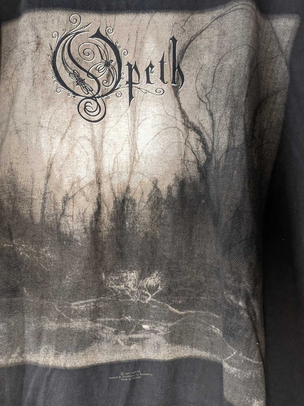 Band Tees × Rock T Shirt × Vintage Opeth 2001 Bla… - image 2