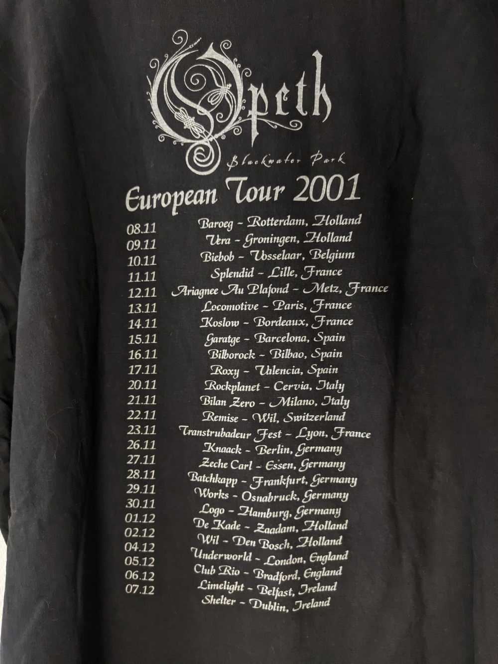 Band Tees × Rock T Shirt × Vintage Opeth 2001 Bla… - image 7