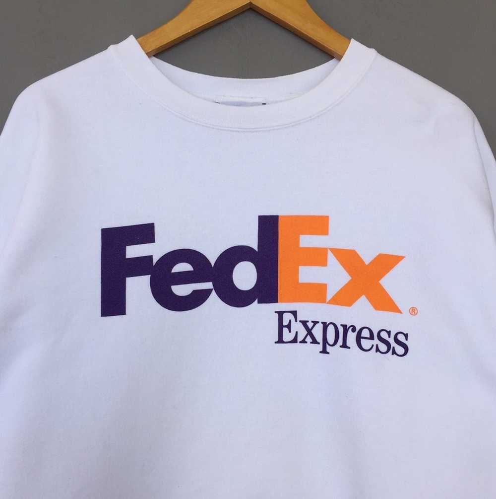Japanese Brand × Vintage Fed ex express sweatshir… - image 3
