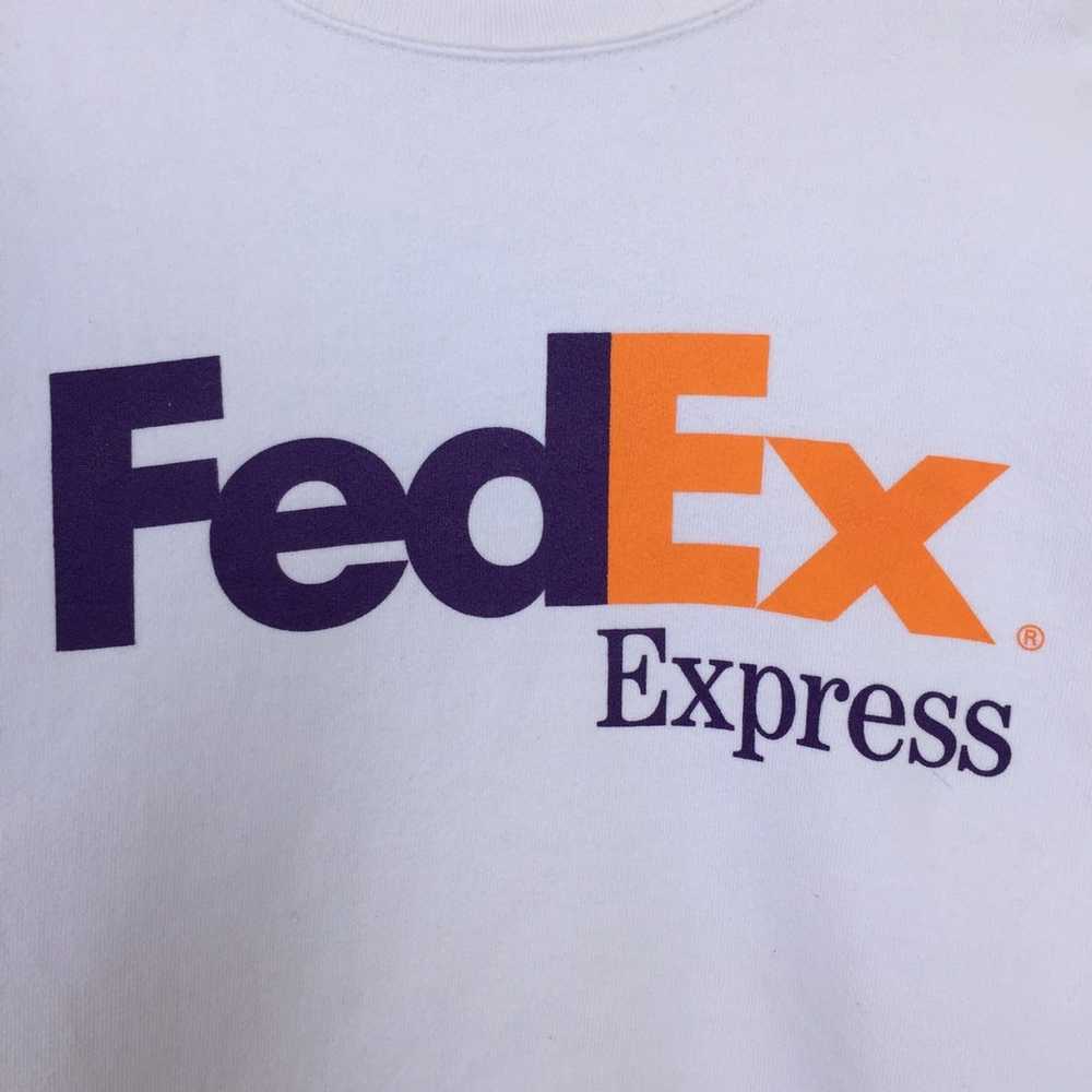 Japanese Brand × Vintage Fed ex express sweatshir… - image 4