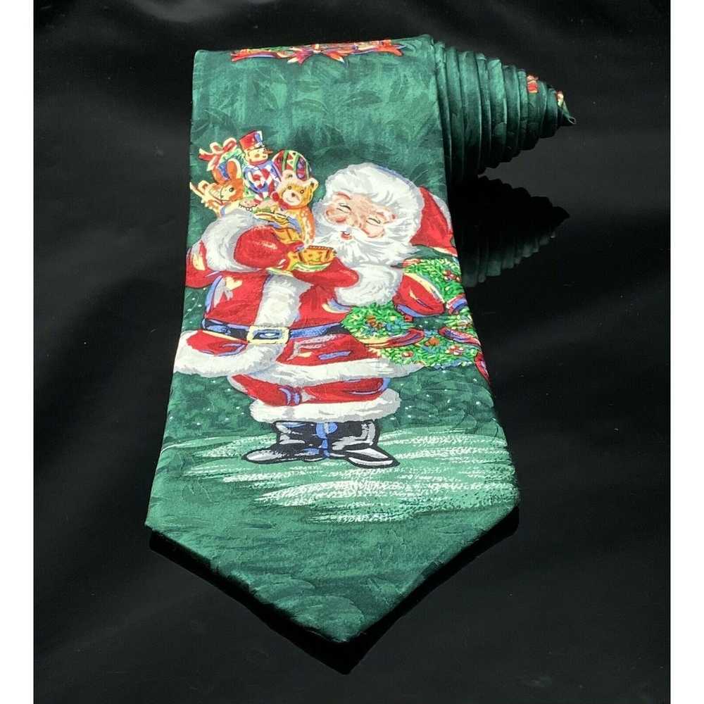 Other Neck Tie Christmas Santa Claus Presents Hol… - image 1