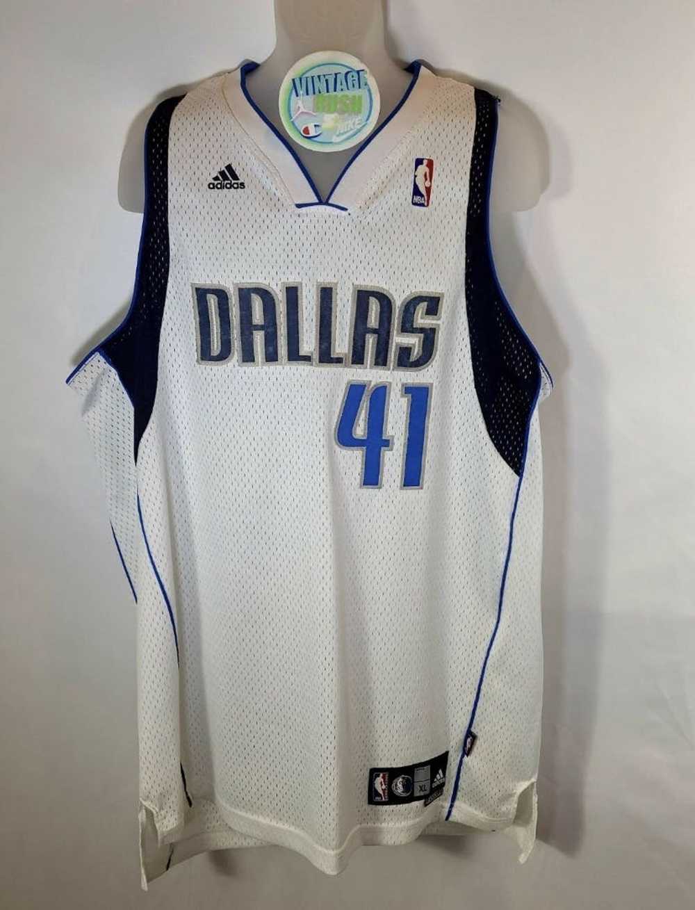 Adidas × NBA × Vintage Dirk Nowitzki jersey Maver… - image 1