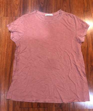 Marine Layer MARINE LAYER HEM BURGUNDY VINTAGE TEE