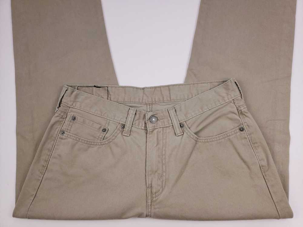 Levi's Levis 514 Jeans Tan 32x35 Mens Size Cotton… - image 6
