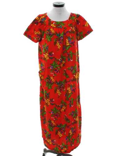 1970's Hawaiian Muu Muu Dress