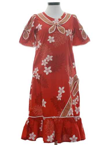 1960's A-Line Hawaiian Dress - image 1