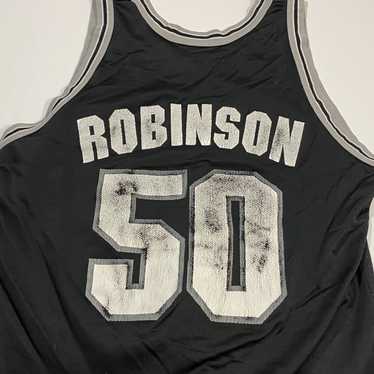 San Antonio Spurs Jersey Mesh 50 David Robinson the Admiral 