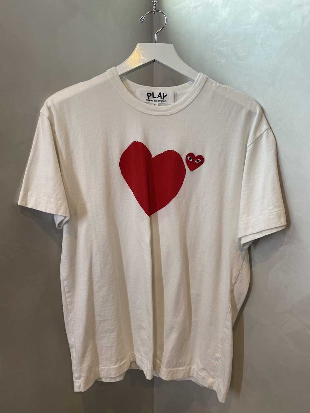 Comme des Garcons Comme des Garçon red heart t - image 1